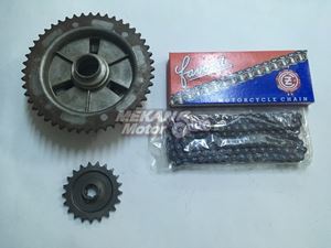 Picture of CHAIN SPROCKET SET SPOKE TYPE MZ
